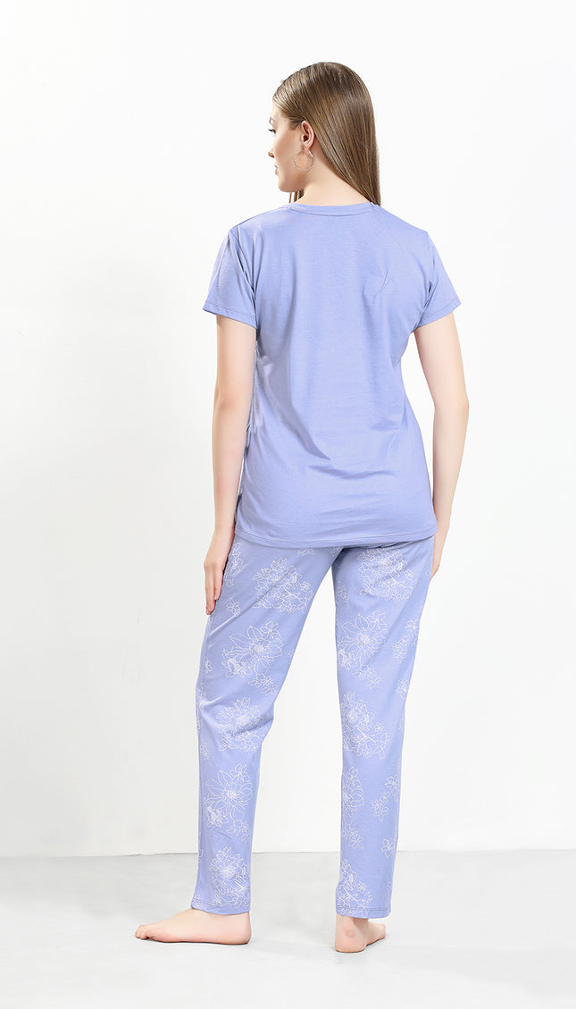 Women’s Cotton Printed Night Suit Set