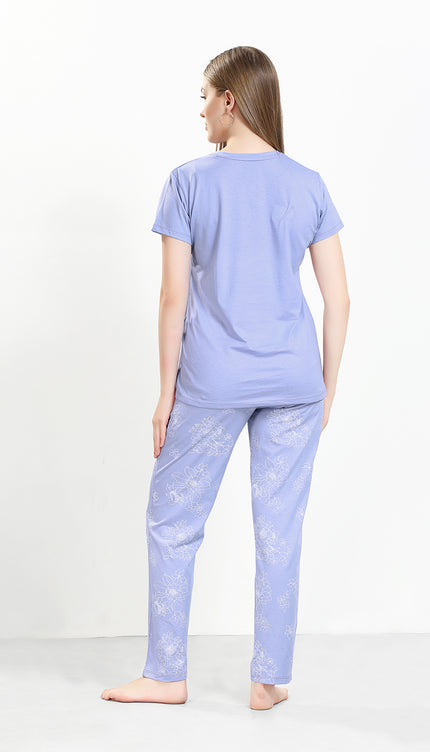 Women’s Cotton Printed Night Suit Set