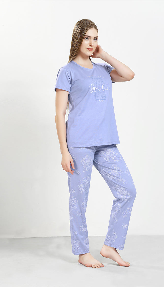 Women’s Cotton Printed Night Suit Set