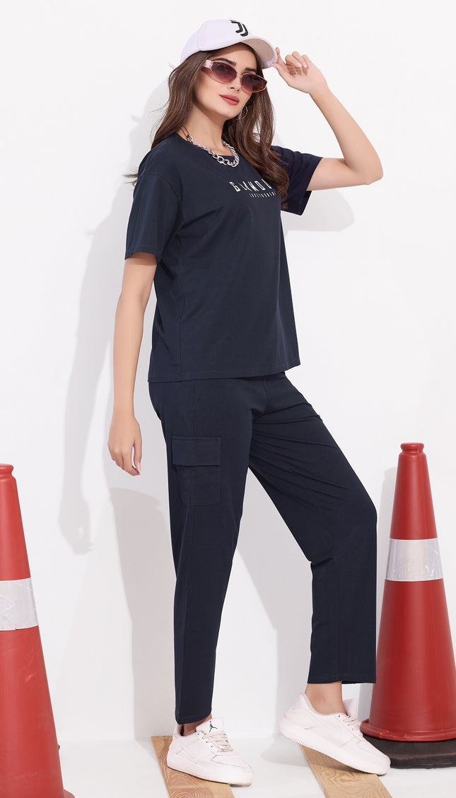Womens Cotton Printed Night Suit Set