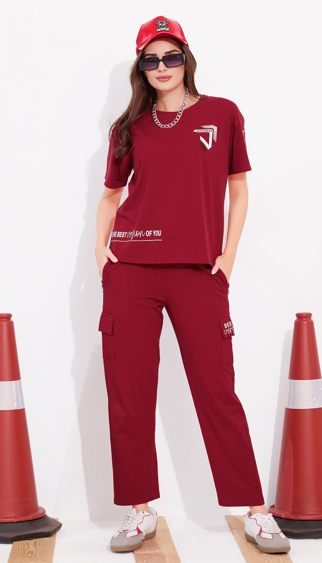 Womens Cotton Printed Night Suit Set