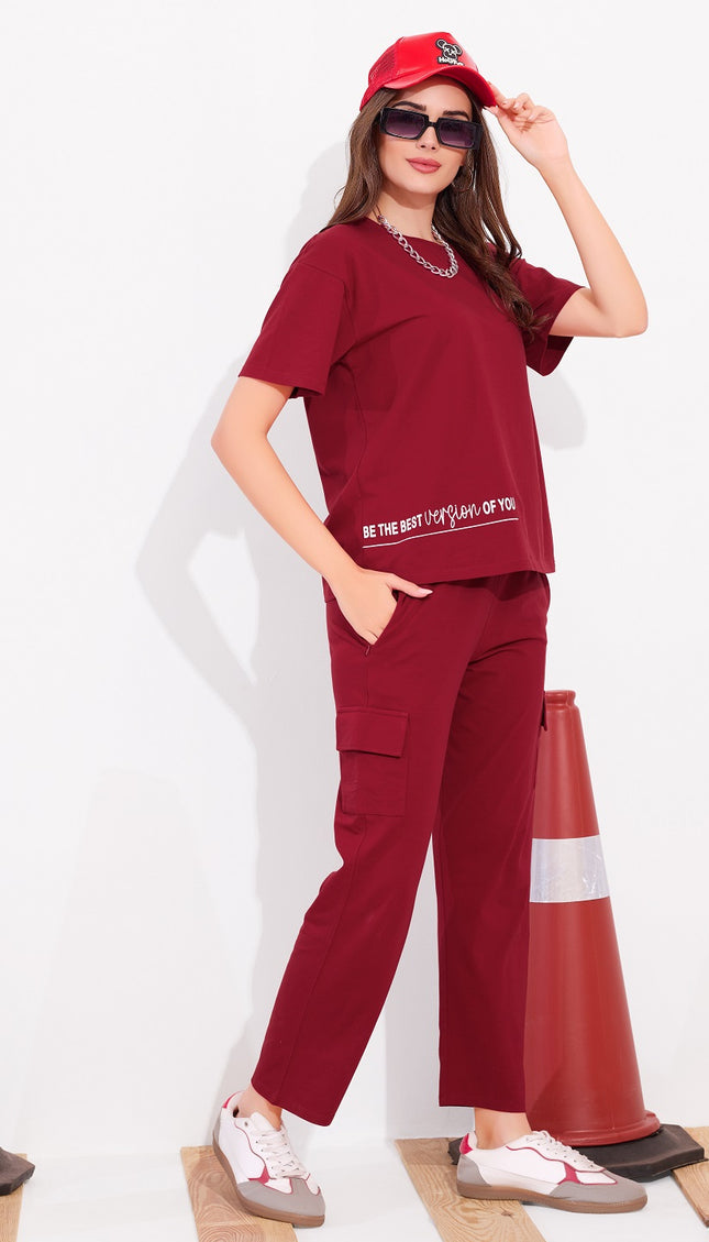 Womens Cotton Printed Night Suit Set