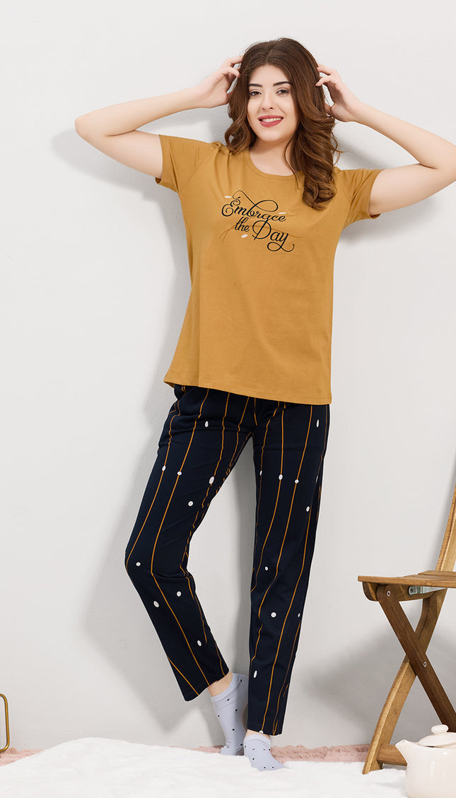 Women's Cotton Printed Night Suit Set