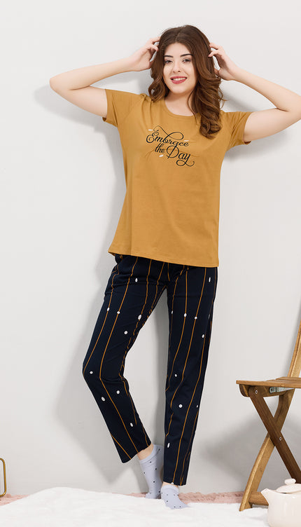 Women's Cotton Printed Night Suit Set