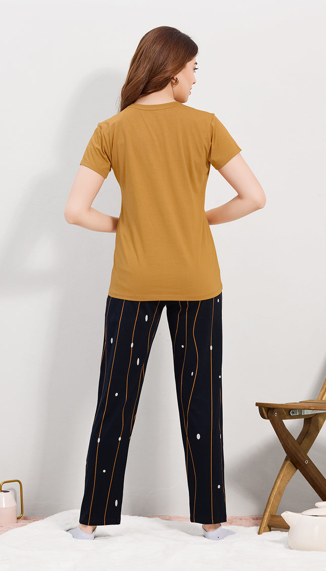 Women's Cotton Printed Night Suit Set