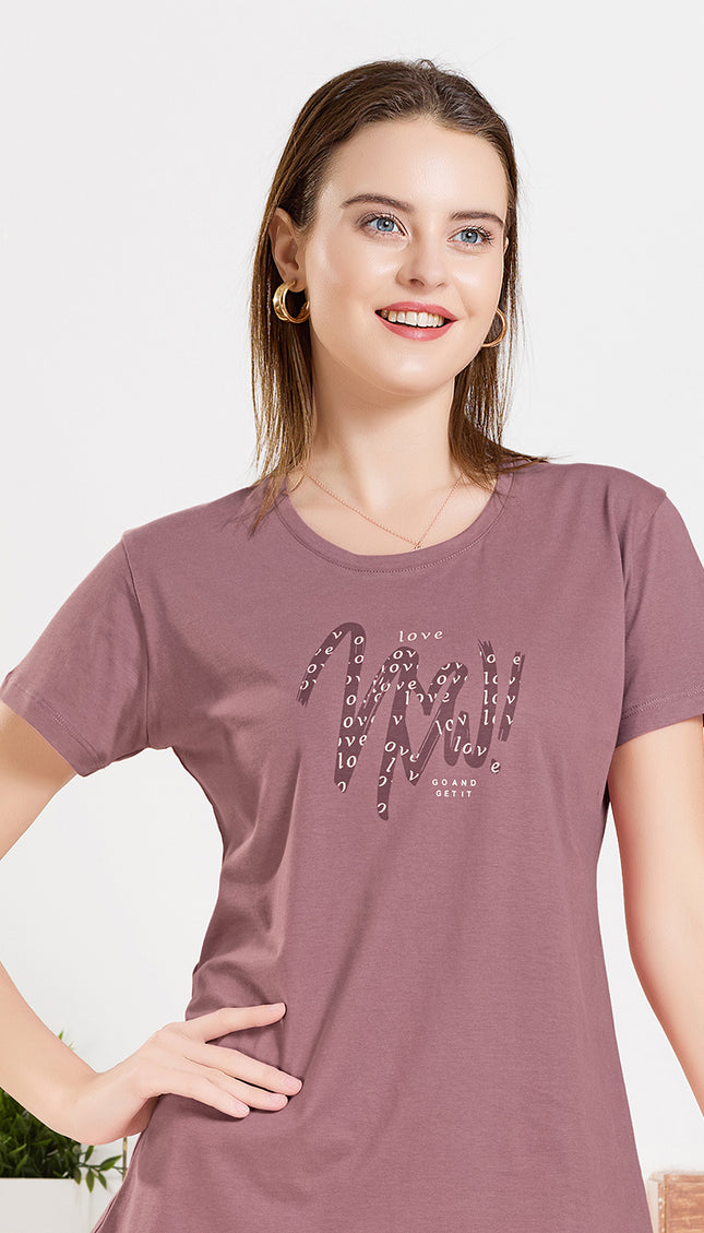 Women’s Cotton Printed Night Suit Set