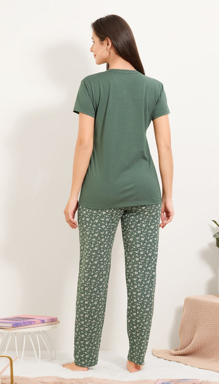 Women’s Cotton Printed Night Suit Set