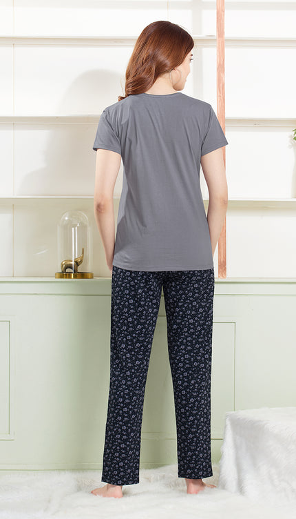 Women's Cotton Printed Night Suit Set