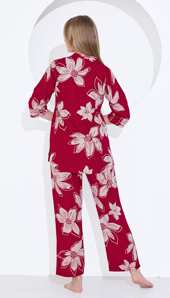 Womens Cotton Printed Co-Ord Set