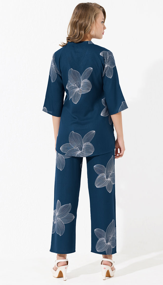 Womens Viscose Printed Co-Ord Set