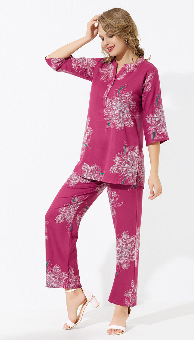 Womens Viscose Printed Co-Ord Set