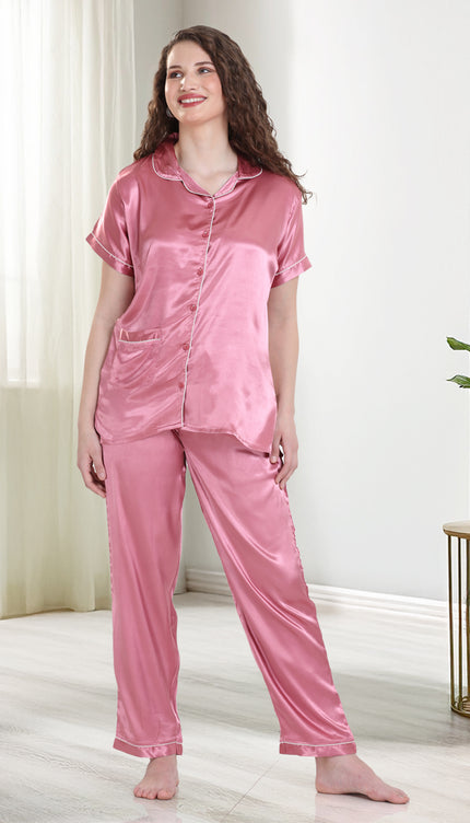 Womens Cotton Printed Night Suit Set