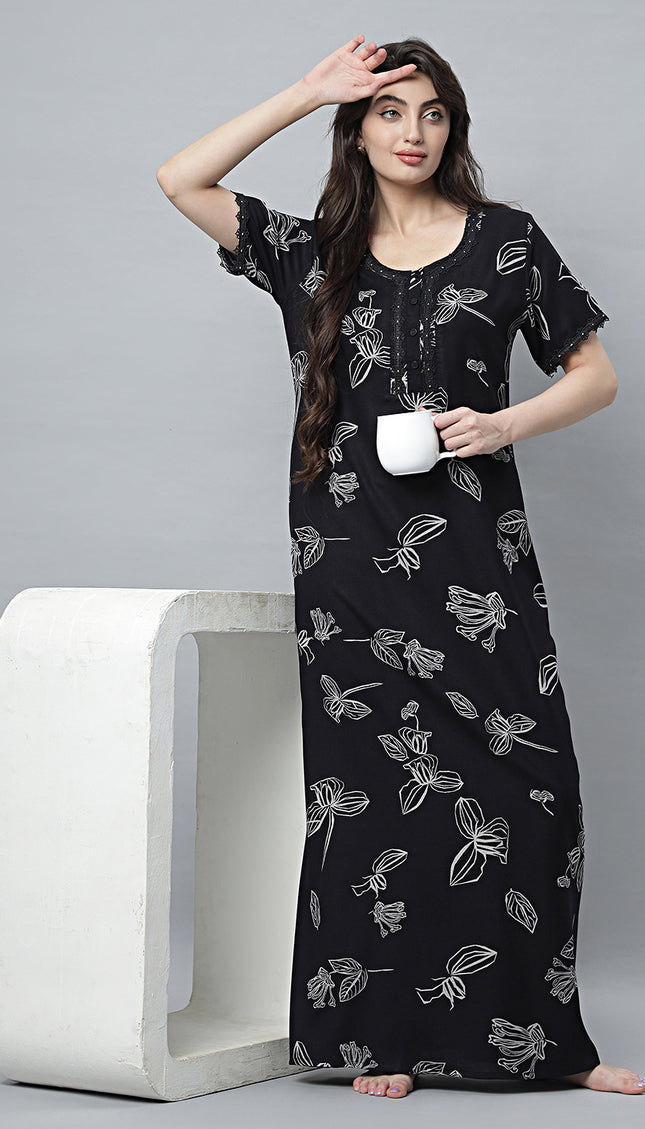 Womens Nightwear Full-Length Nighty