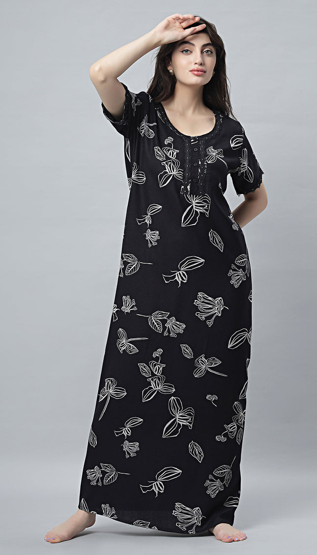 Womens Nightwear Full-Length Nighty