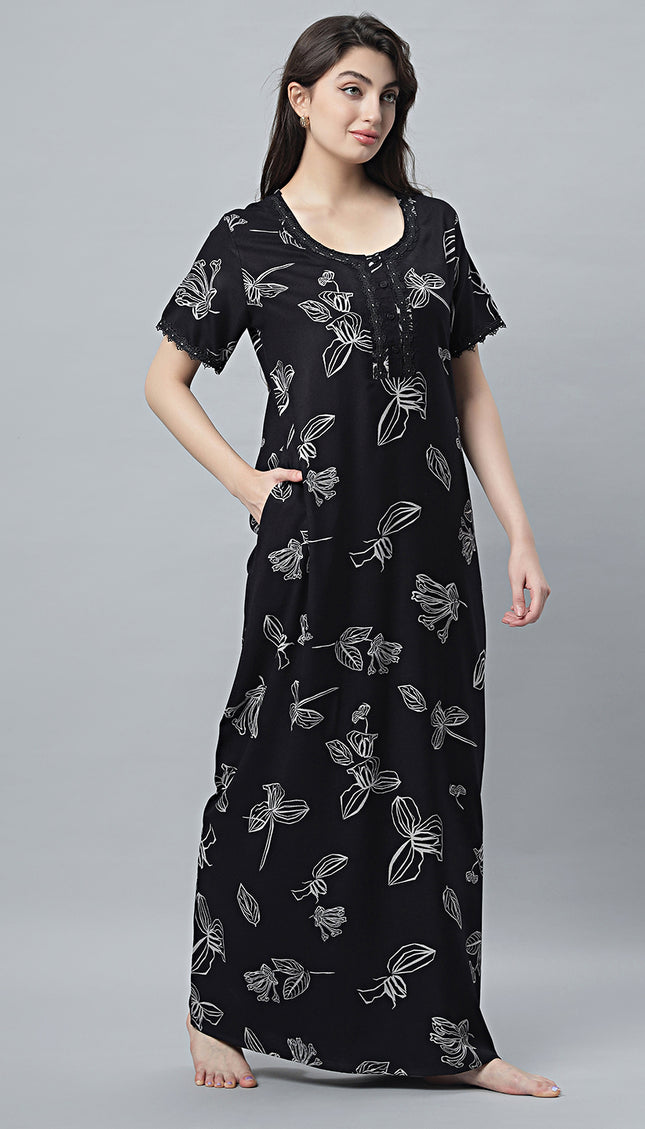 Womens Nightwear Full-Length Nighty