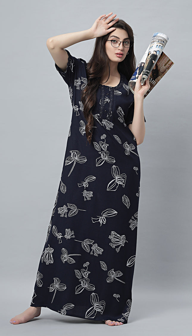 Womens Nightwear Full-Length Nighty