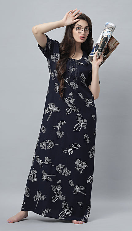 Womens Nightwear Full-Length Nighty
