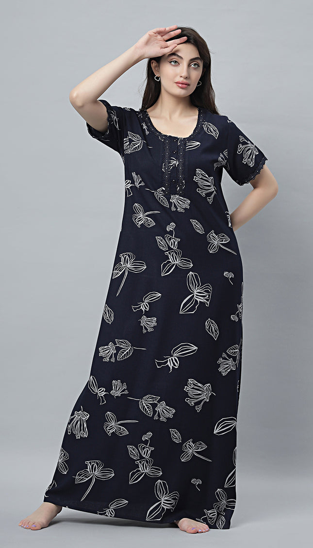 Womens Nightwear Full-Length Nighty