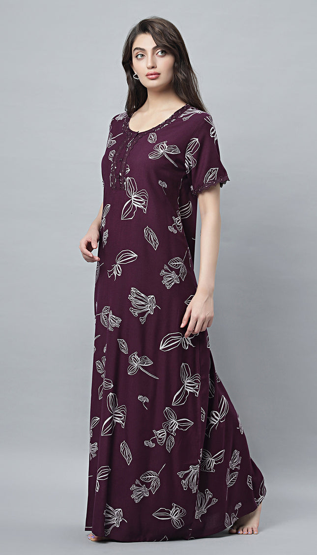 Womens Nightwear Full-Length Nighty