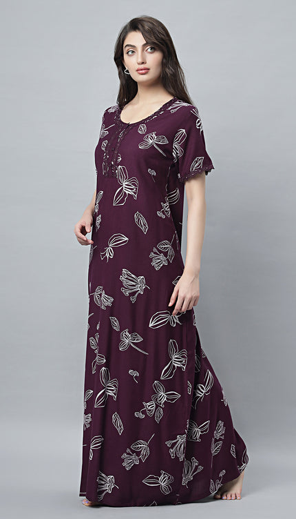 Womens Nightwear Full-Length Nighty