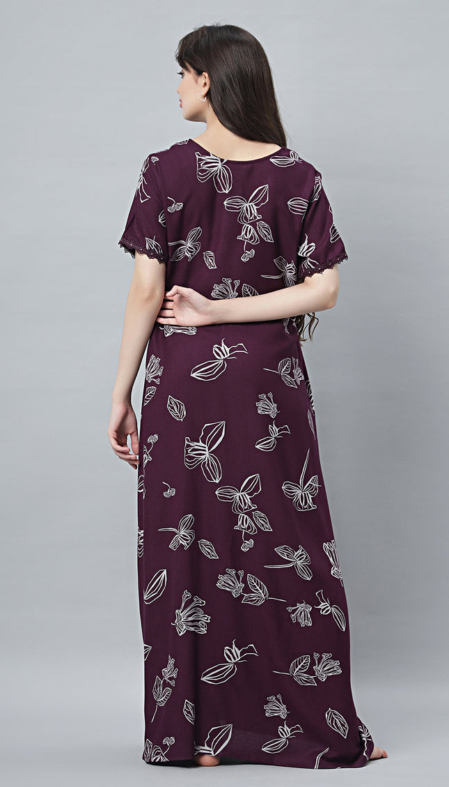 Womens Nightwear Full-Length Nighty
