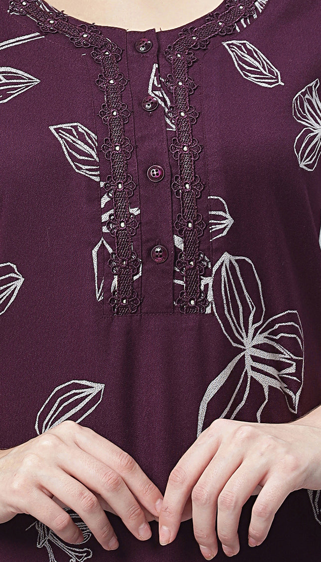 Womens Nightwear Full-Length Nighty