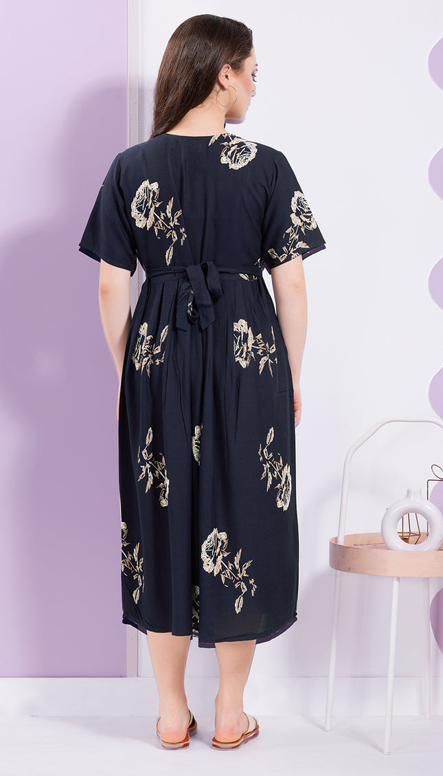 Womens Maternity Short Nighty | Comfortable & Breathable