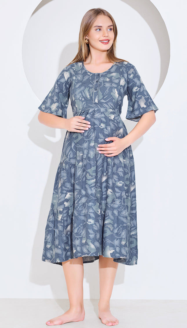 Womens Maternity Short Nighty | Comfortable & Breathable