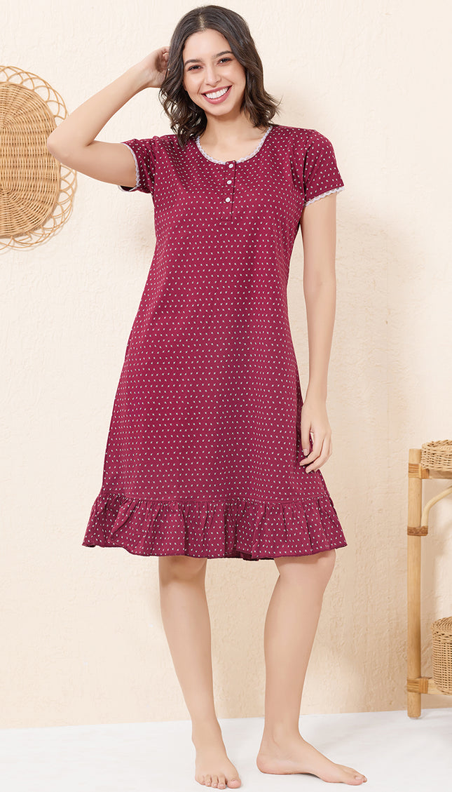 Womens Short Nighty