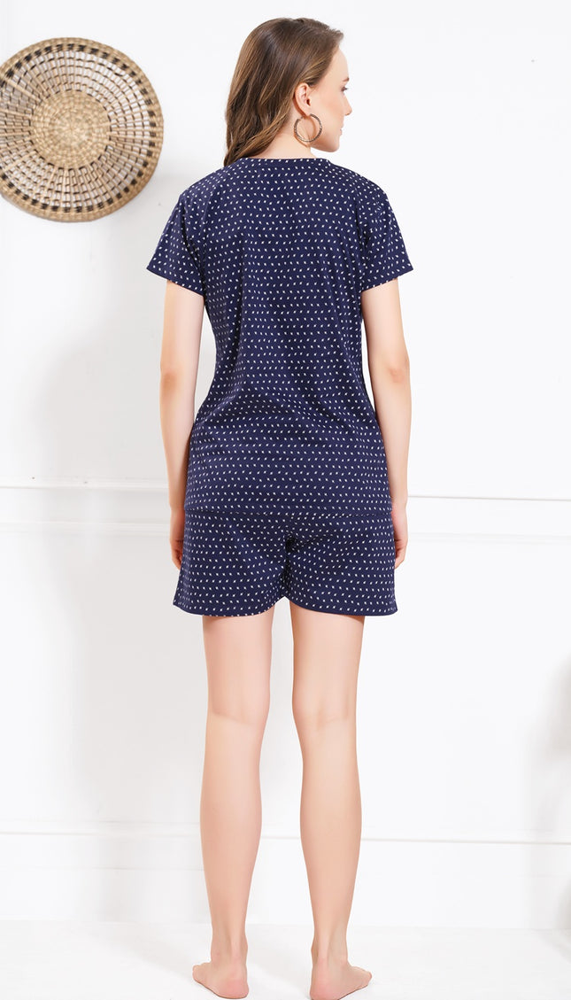 Women’s Cotton Printed Night Suit Set