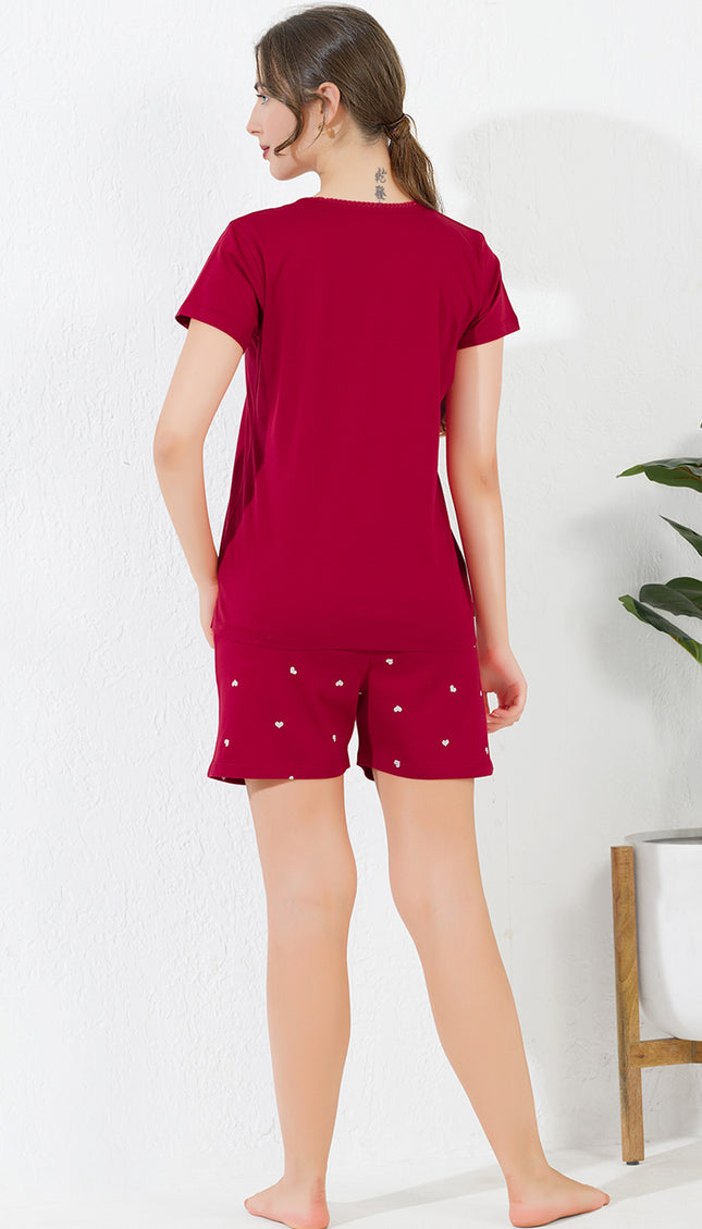 Women’s Cotton Printed Night Suit Set