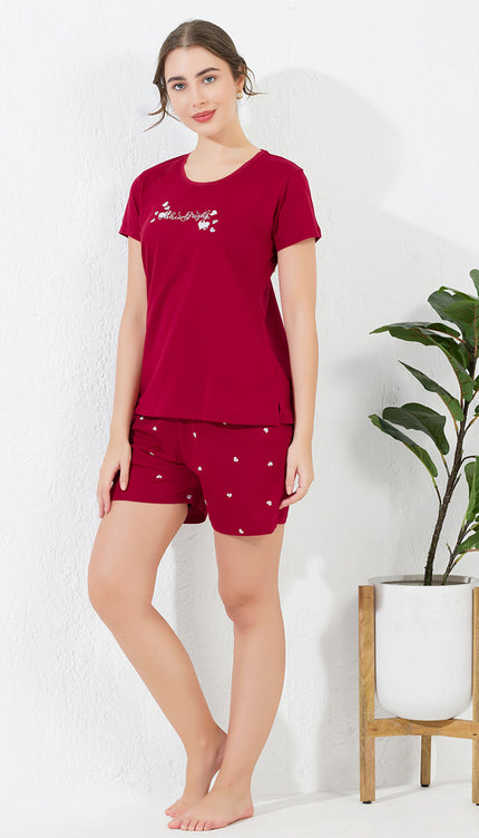 Women’s Cotton Printed Night Suit Set