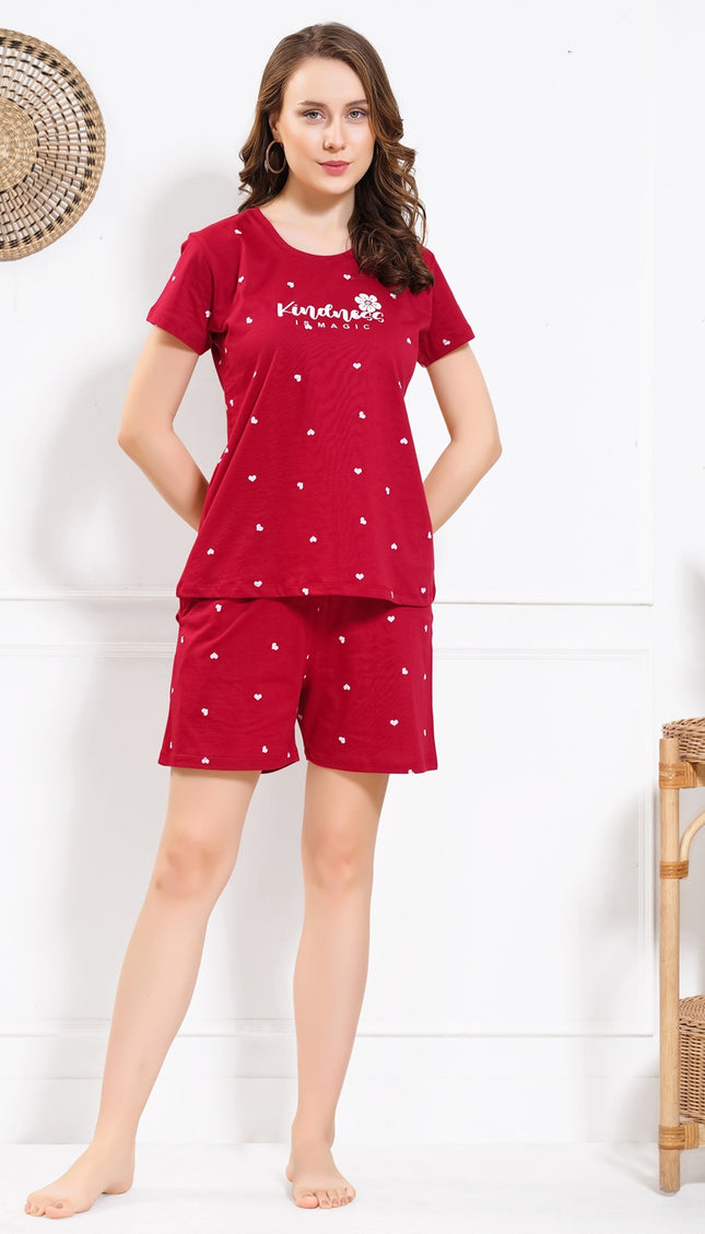 Women’s Cotton Printed Night Suit Set